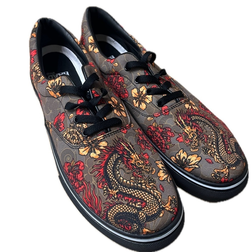 Dragon Print Men's Shoes, by RAAD, Size 13M, NWOT